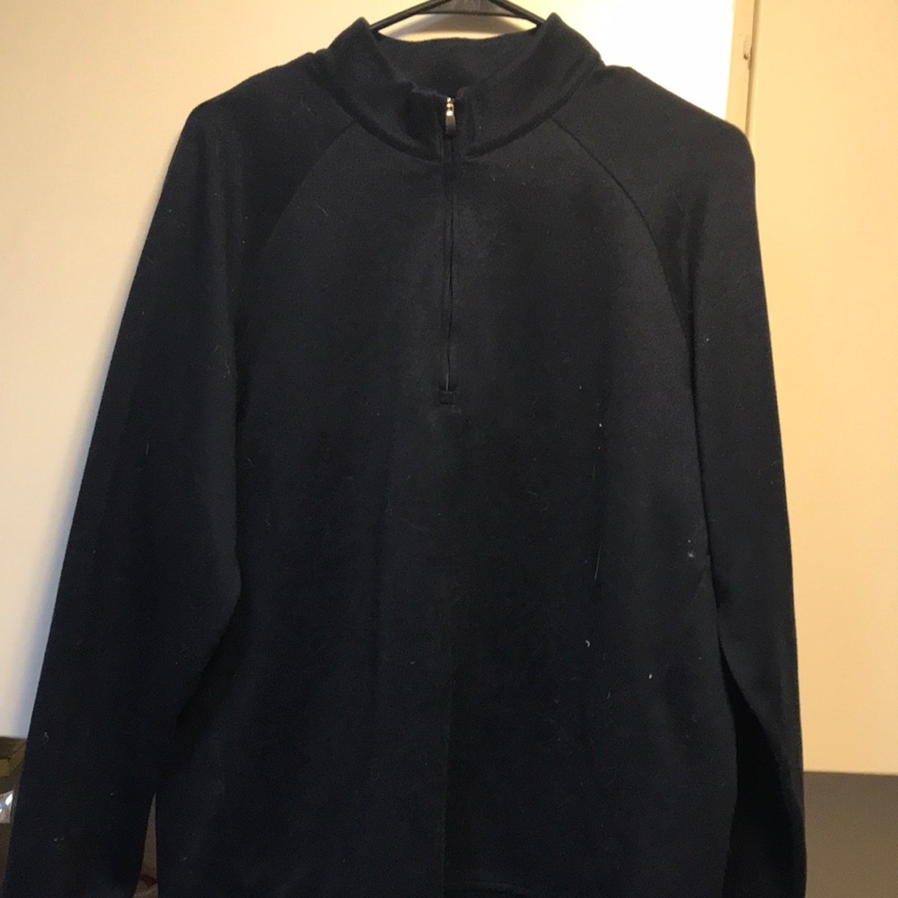 Adidas zip up mock neck pullover